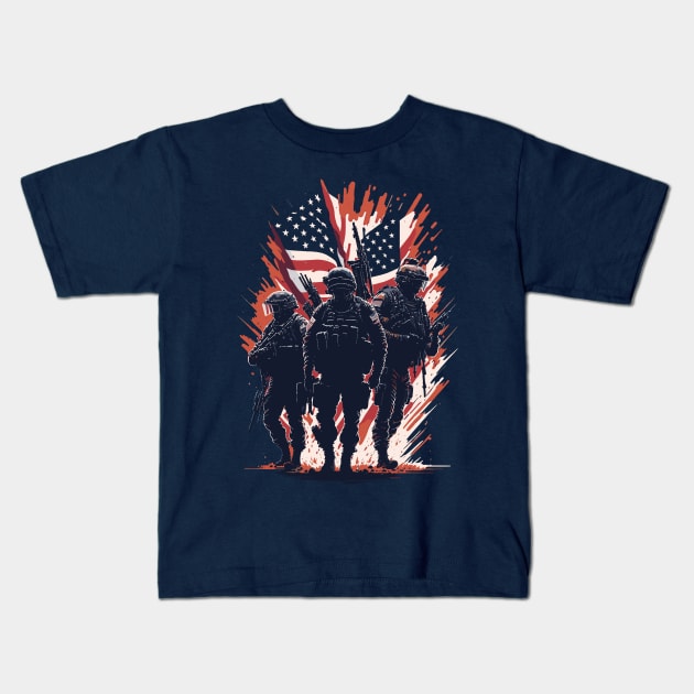 Flag Day Kids T-Shirt by By_Russso